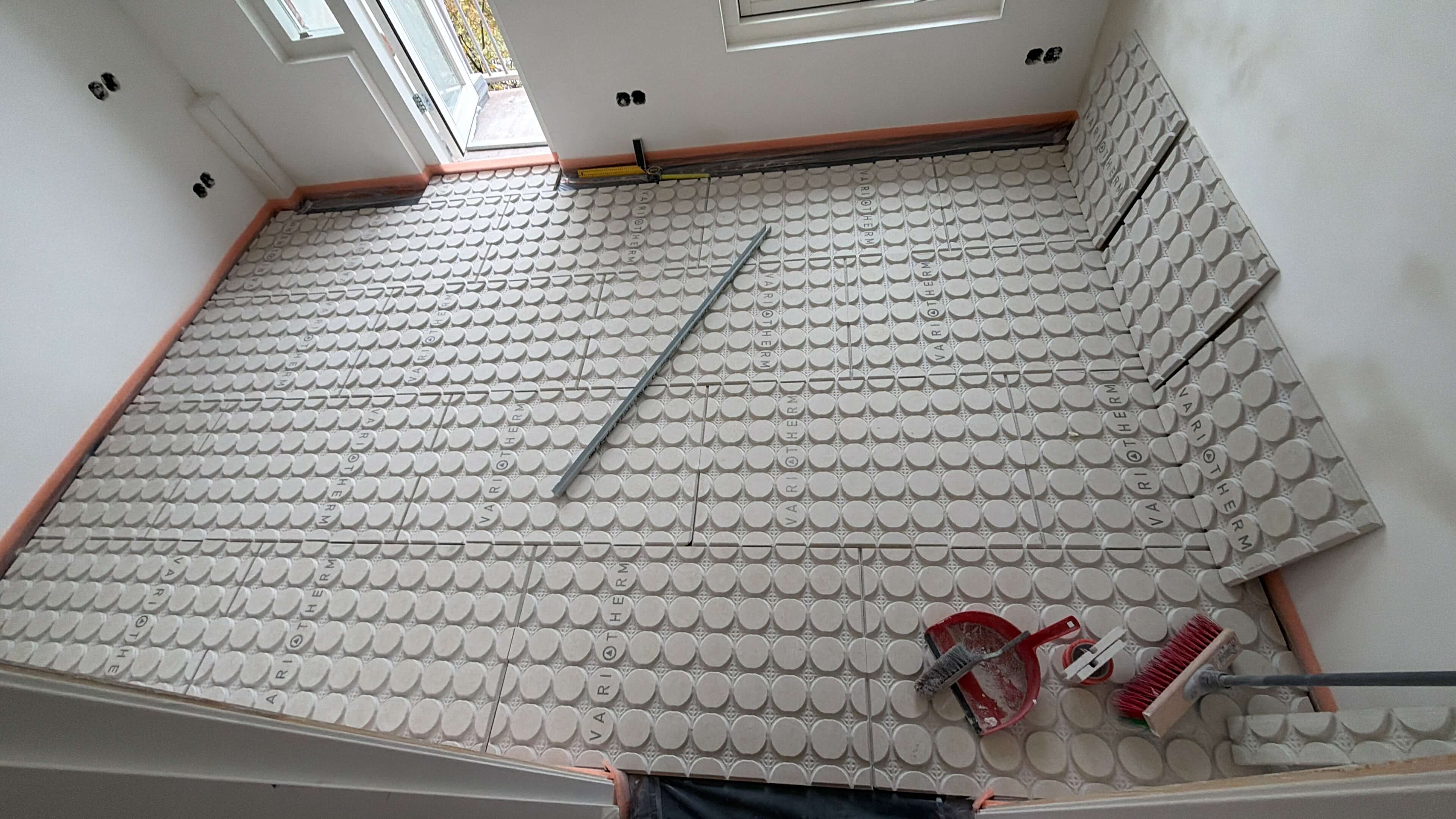 Droogbouw platen in slaapkamer
